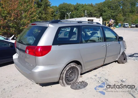 2008 Toyota Sienna Ce z USA, uszkodzony, nr VIN 5TDZK23C18S138450